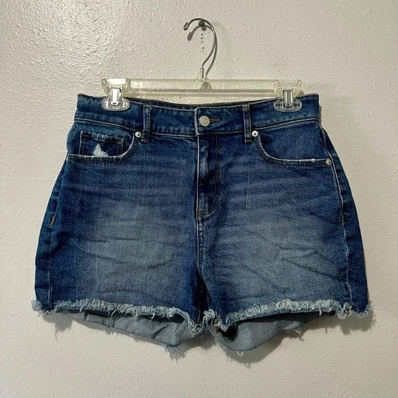 LOFT High Waisted Mom Jean Denim Shorts - 2/26 (measures 29") - Picture 11 of 11